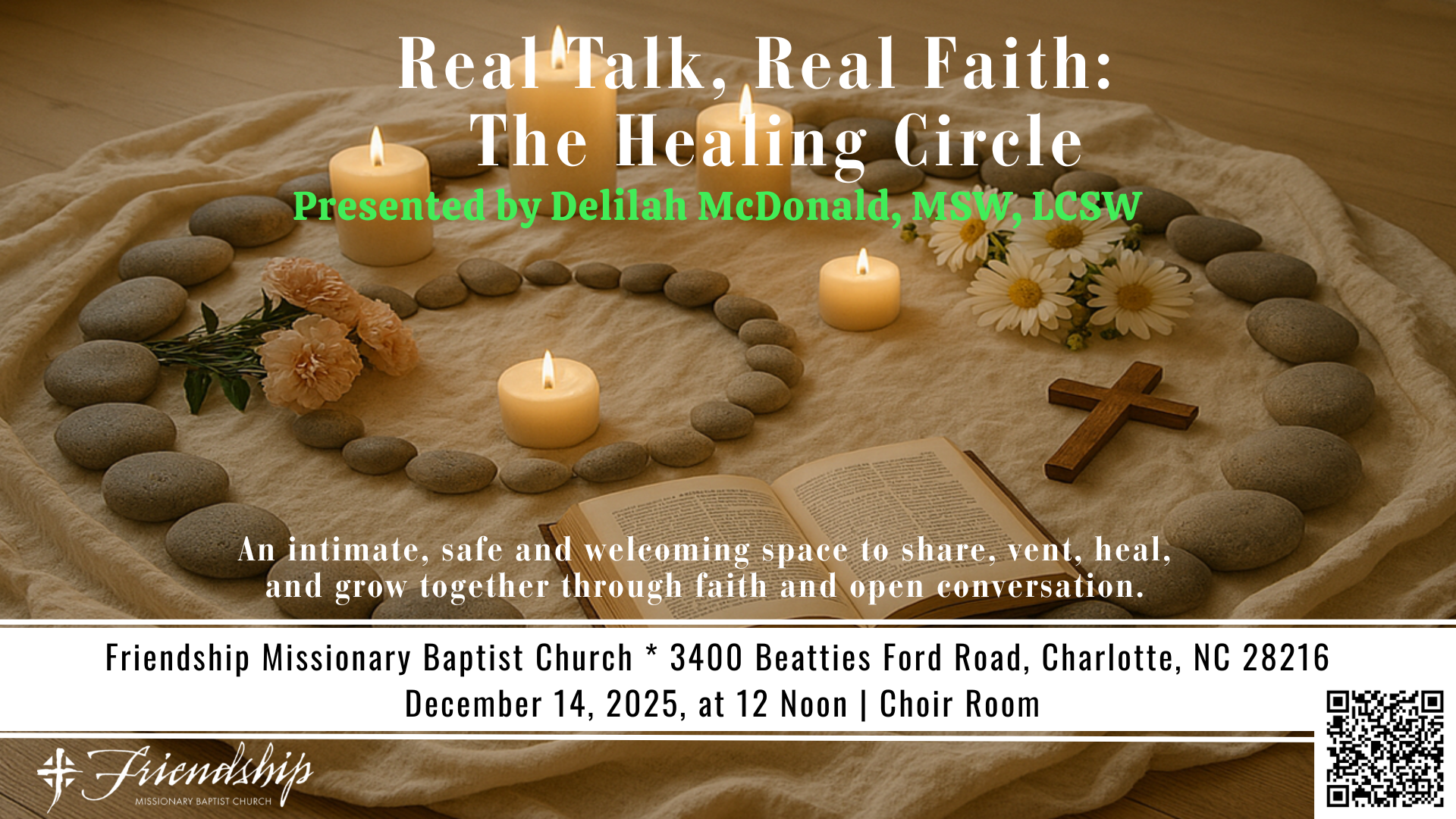Real Talk, Real Faith:  The Healing Circle